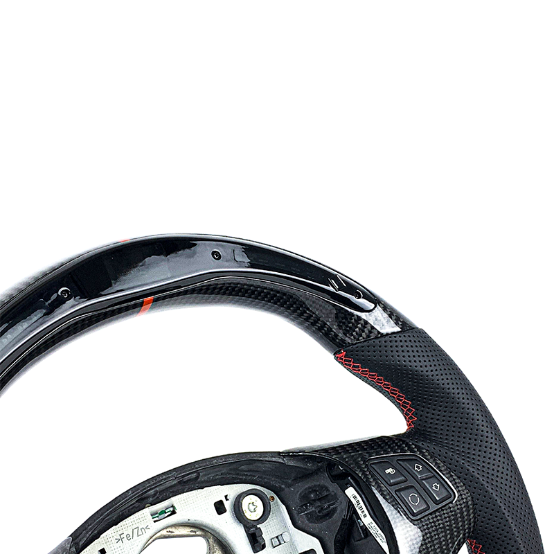 Custom car Alcantara carbon fiber steering wheel suitable for BMW E60 E61 E62 E63 E64 5 Series 6 Series