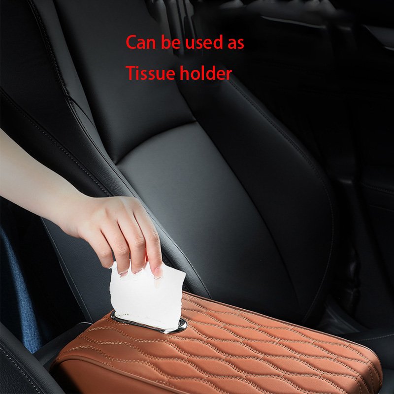 Waterproof Non Slip Interior Accessories Car Armrest Seat Storage Box Mat for Most Vehicle