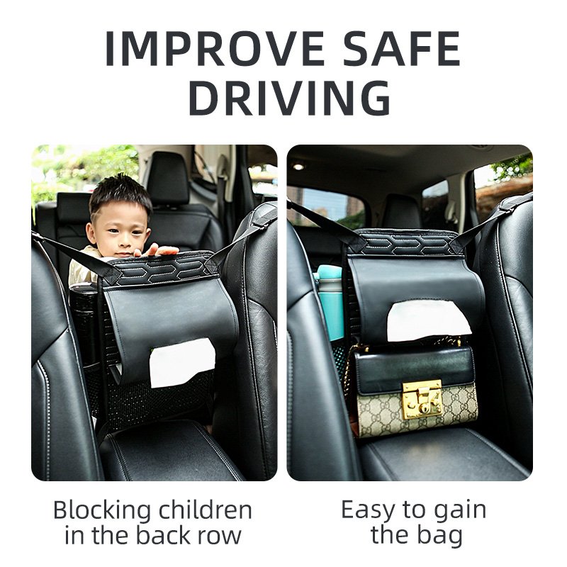 Manufacturer Cheap Car Back Seat Storage Bag Hanging Armrest Multifunction Auto Backseat Car Organizer With Bottle Cup Holder