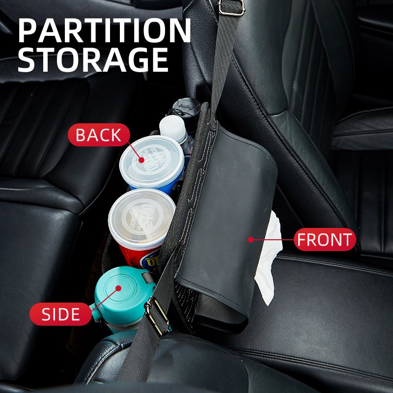 Manufacturer Cheap Car Back Seat Storage Bag Hanging Armrest Multifunction Auto Backseat Car Organizer With Bottle Cup Holder