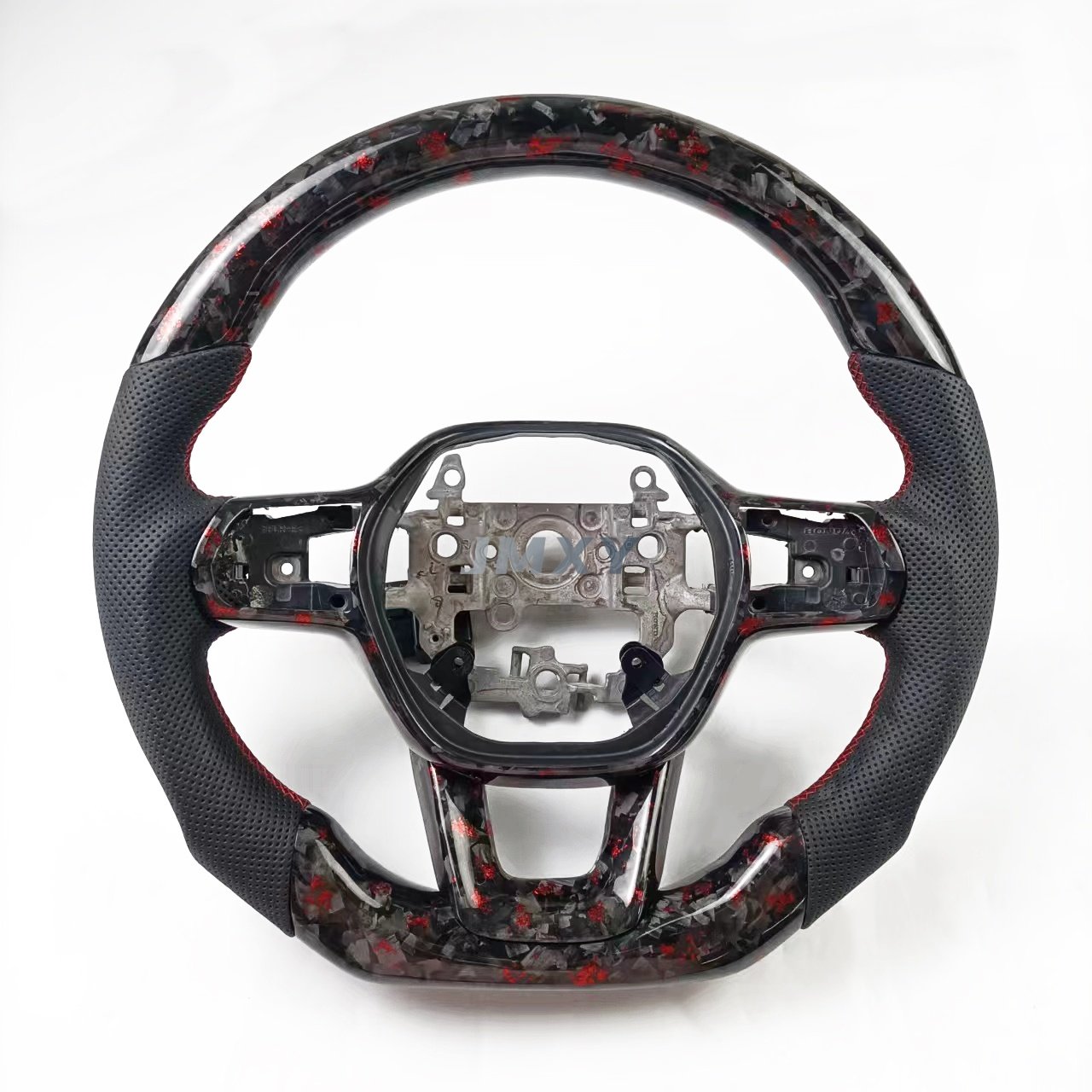 Customized Civic car interior carbon fiber steering wheel is suitable for Honda's 11th generation Civic steering wheel