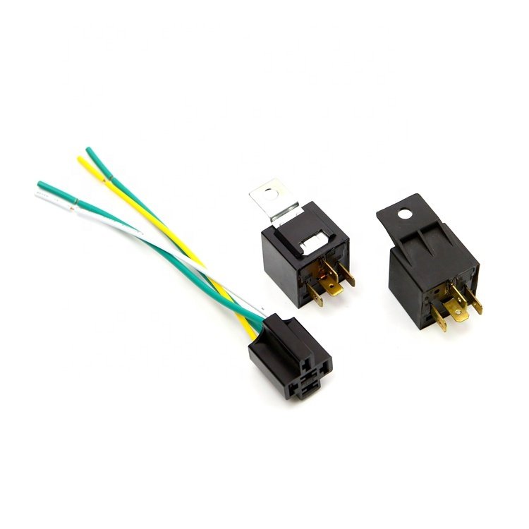 Zhongxian Factory Custom 5pins Connectors Auto Relays With Automotive Wire Harness