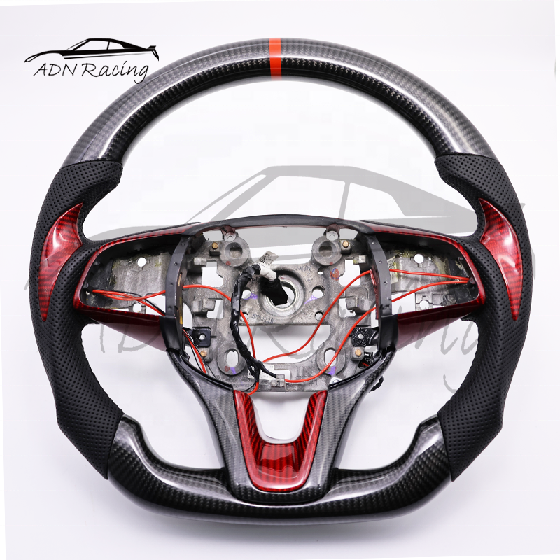 Custom Carbon Fiber Steering Wheel For Hyundai Genesis G70