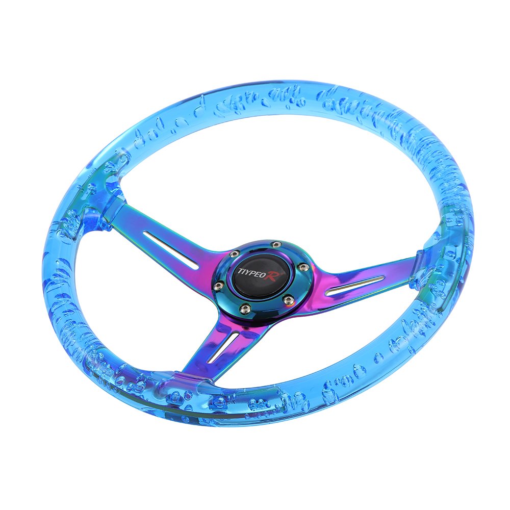 Original logo deep dish jdm drift custom race universal racing sport steering wheel