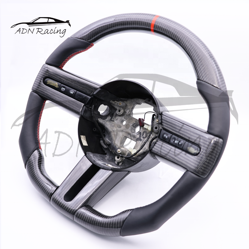Carbon Fiber OEM Steering Wheel For FORD MUSTANG V6 V8 GT 2005 2006 2007 2008 2009