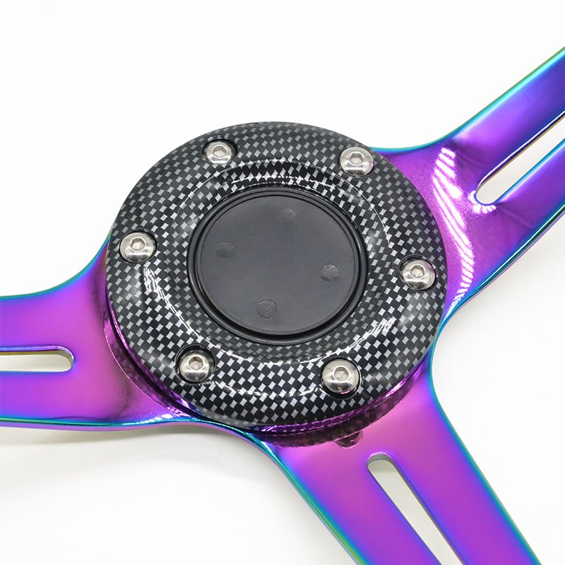 Colorful fashion acrylic decorative car steering wheel