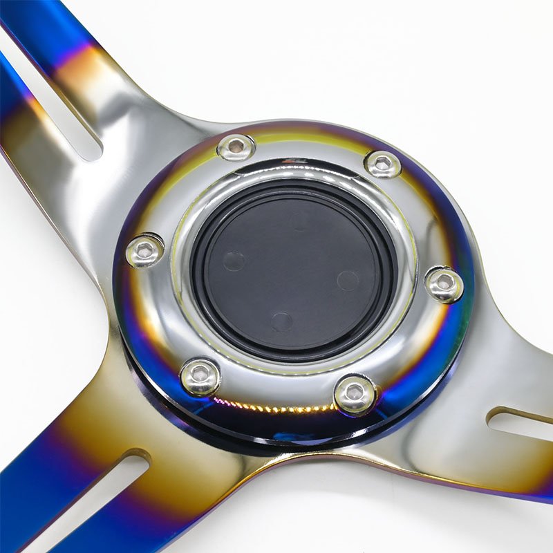 Colorful fashion acrylic decorative car steering wheel