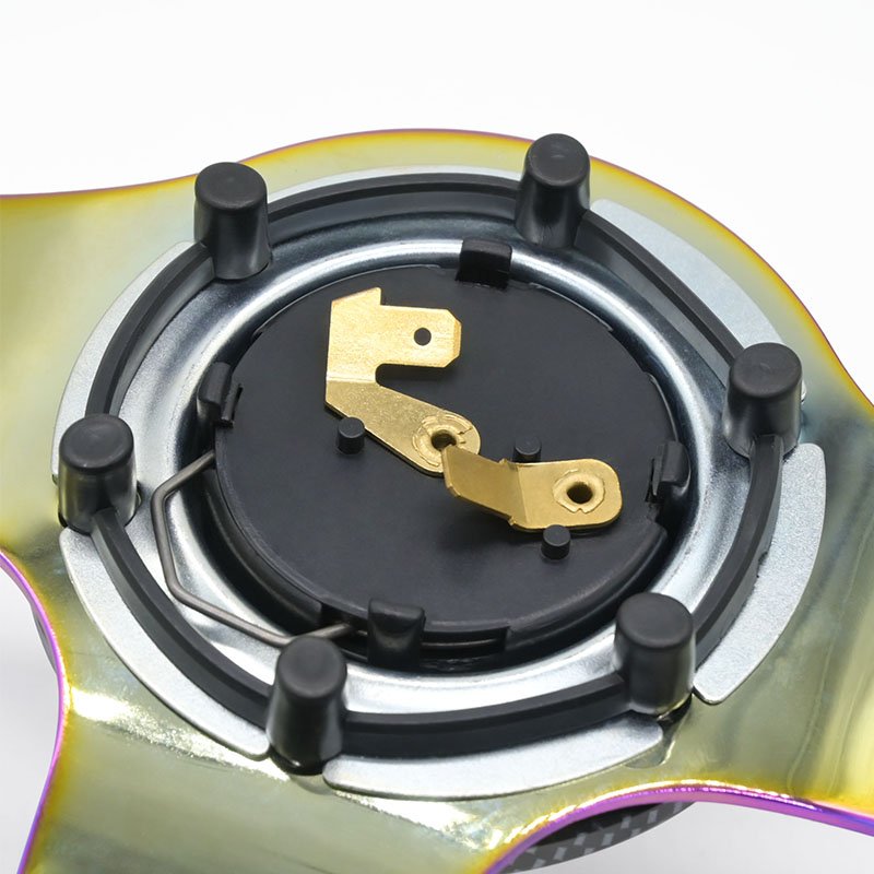 Colorful fashion acrylic decorative car steering wheel