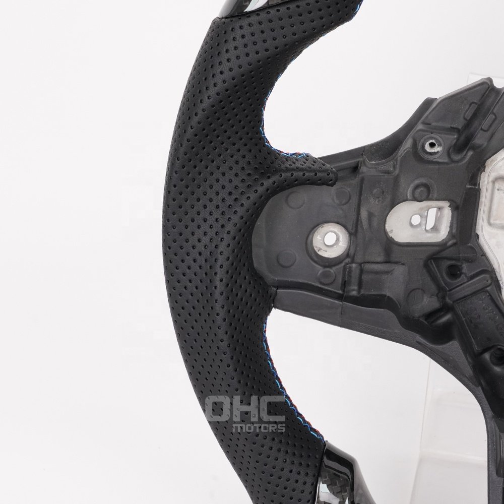 USA In Stock M3 3 Series M Sport Carbon Fiber Steering Wheel For Bmw G21 G20 G Chassis Steering Wheel 2020 2021 2022 2023 2024