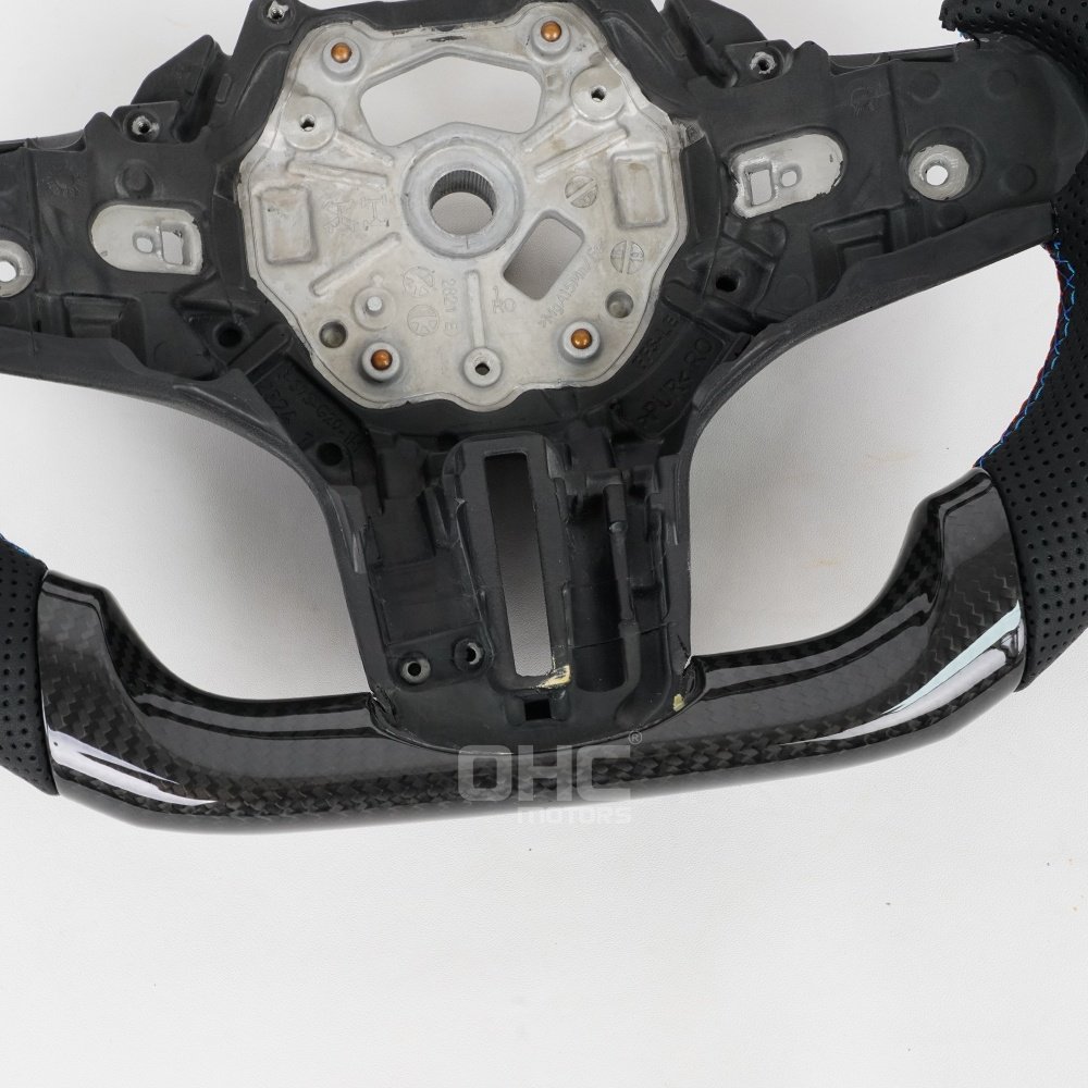 USA In Stock M3 3 Series M Sport Carbon Fiber Steering Wheel For Bmw G21 G20 G Chassis Steering Wheel 2020 2021 2022 2023 2024