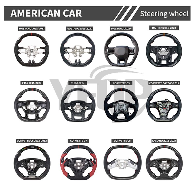 For Toyota Camry steering wheel, Asian Dragon carbon fiber steering wheel