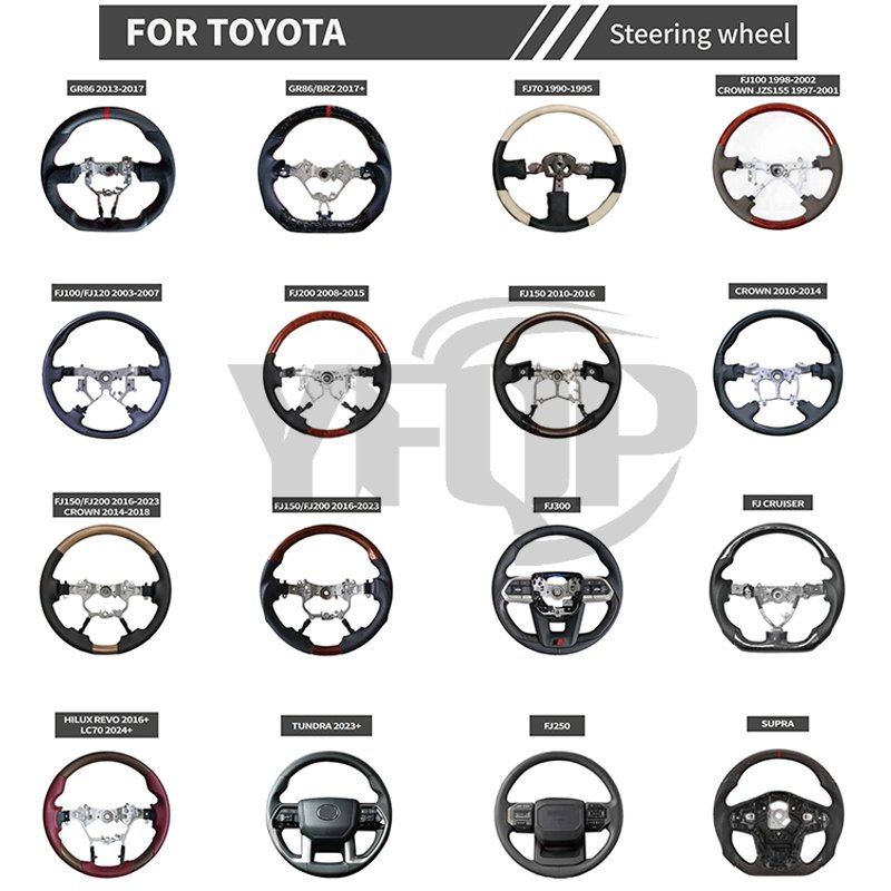 For Toyota Camry steering wheel, Asian Dragon carbon fiber steering wheel