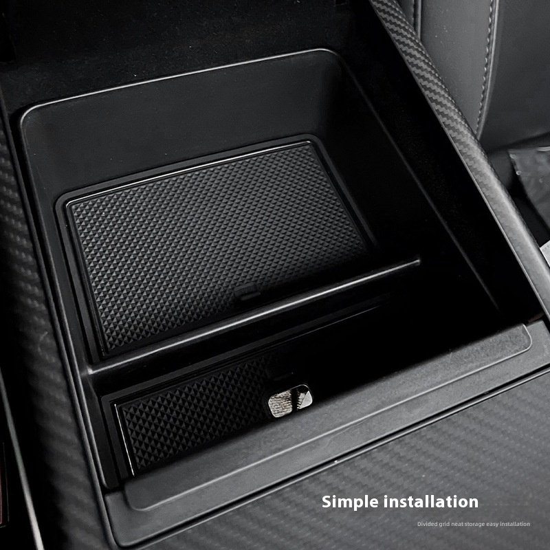 ABS Material Central Control Armrest Box Storage Modification Accessories Interior Kits 22 Tesla MODEL X/S S Tissue Storage Box