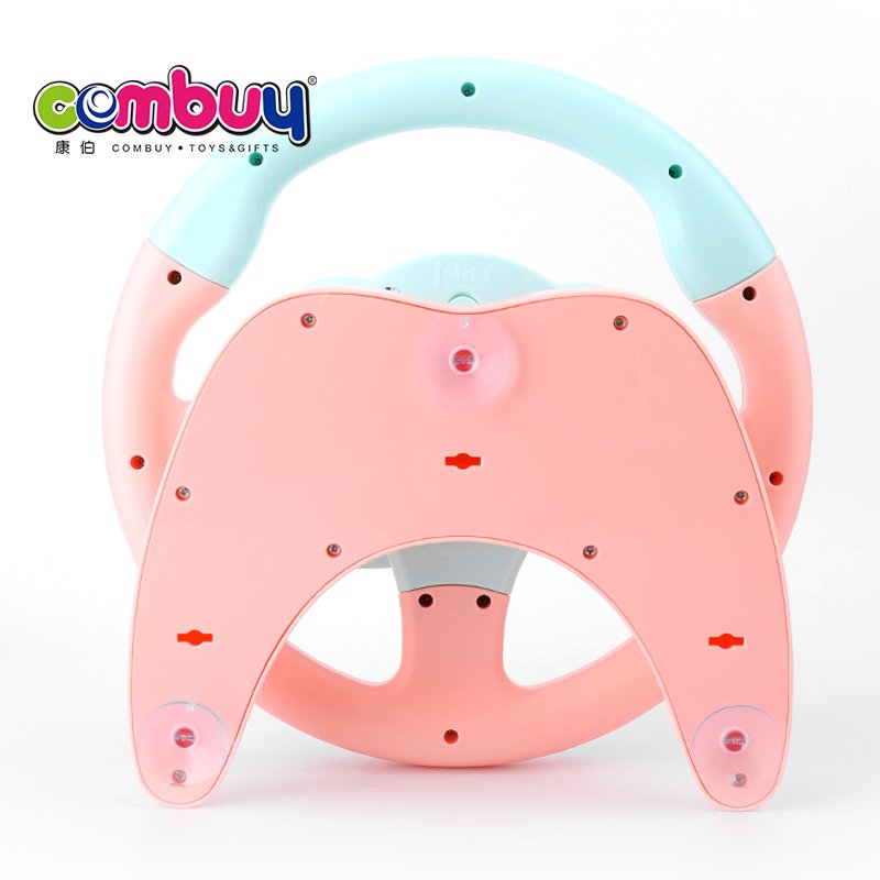 Lighting Musical Kids Play Electric Toy car steering wheel