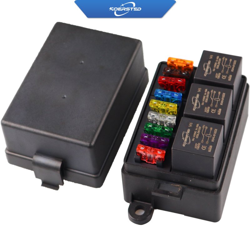KKA-FB-3R3F/KKA-FB-3R9F Automotive Relay Fuse Box for Auto Electric System, DIY Car Fuse Box, Module Control Box