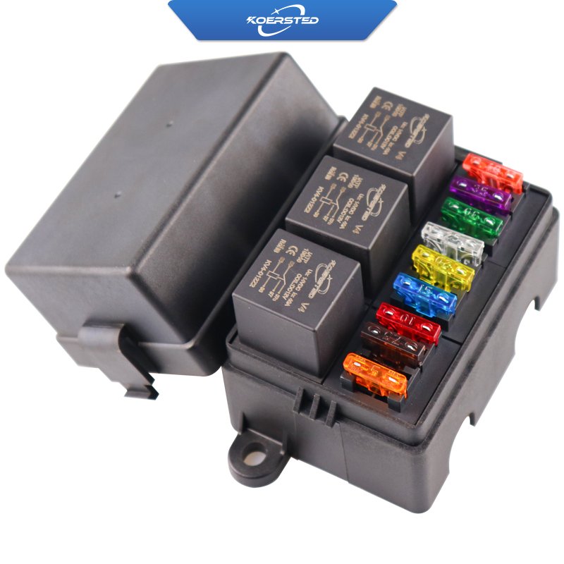 KKA-FB-3R3F/KKA-FB-3R9F Automotive Relay Fuse Box for Auto Electric System, DIY Car Fuse Box, Module Control Box