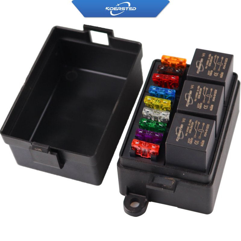 KKA-FB-3R3F/KKA-FB-3R9F Automotive Relay Fuse Box for Auto Electric System, DIY Car Fuse Box, Module Control Box