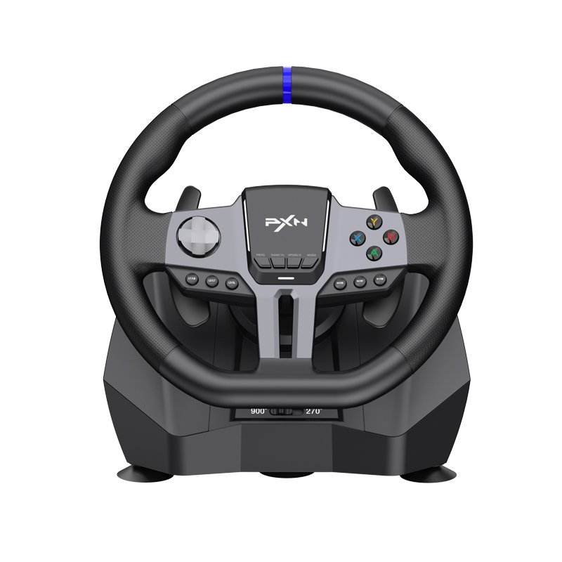 PXN V9 GEN2 Vibration Gaming Racing Wheel Set 900 Degree Racing Steering Wheel for PC, PS4, XBOX, Switch
