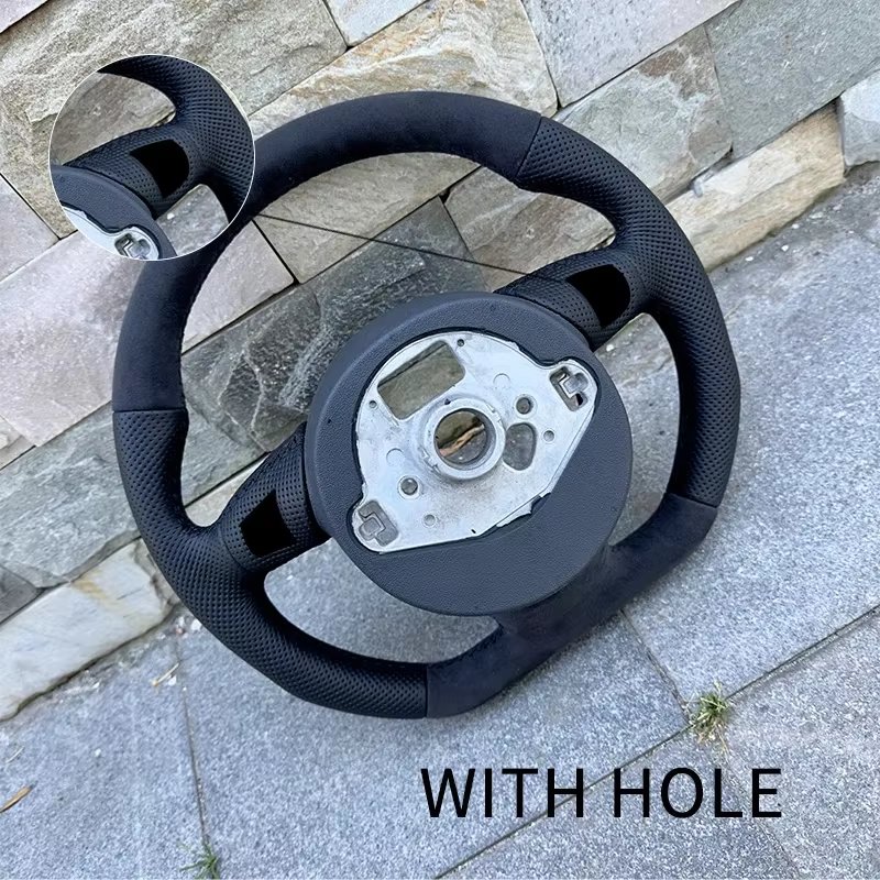 Steering wheel For Audi A4 B8 A6 Q3 A3 8V Steering Wheel Assembly Accessories Car leather steering wheel