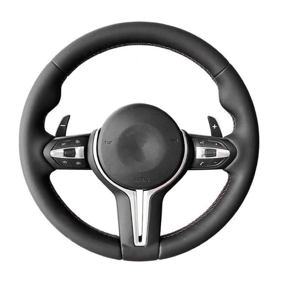 Leather Steering Wheel For BMW F10 F11 F18 F30 M6 F01 F02 F03 F06 F12 F07 F20 Custom Steering Wheel