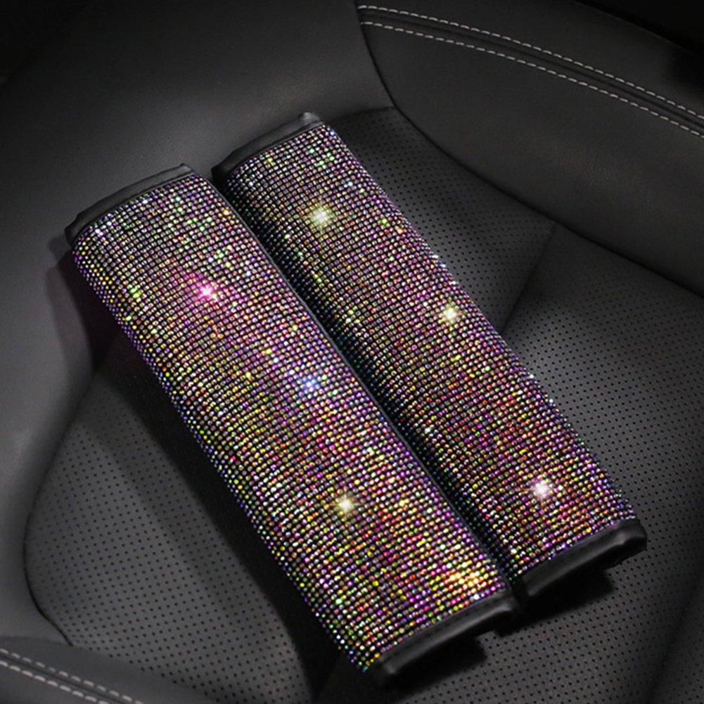 Rhinestones Gear Shift Cover Pad Auto Interior Accessories Steering Wheel Cover
