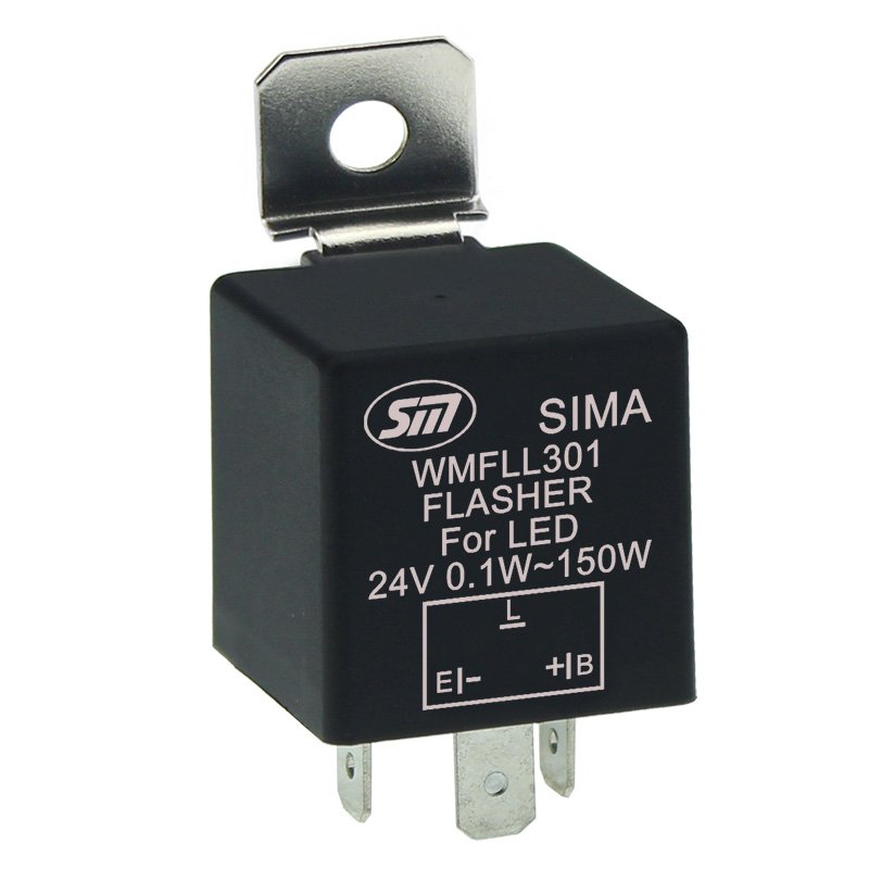 Auto LED Flasher 3 Pin 12v 24v Automotive Flasher Relays for Auto Turn signal WM FLL301