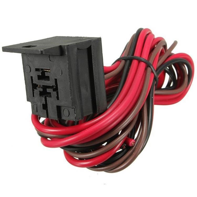 3/8'' 18 NPT 210-195 Degree 4 Pins Auto Cooling Fan 4 Pins Relay Kit