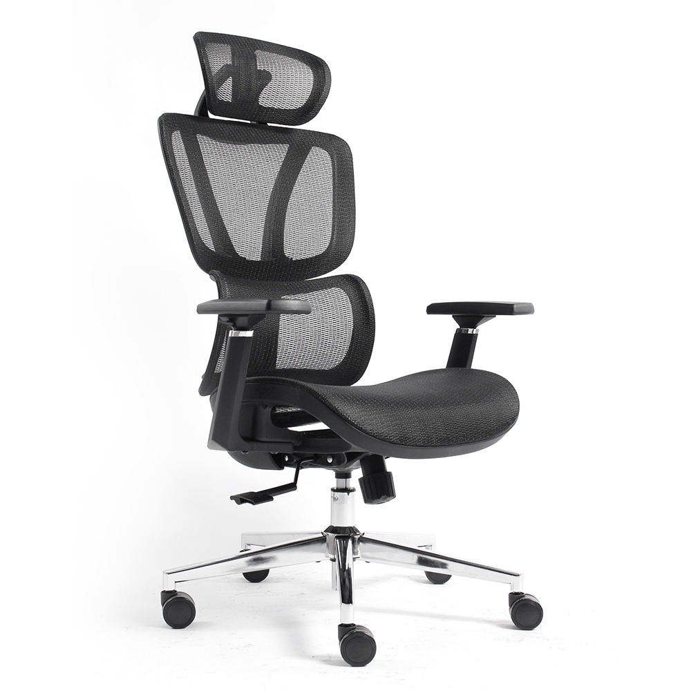 High Back Mesh Office Chair Plastic Armrest Cheap Computer Executive Swivel Ergonomic Office Chair