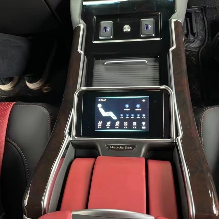 Luxury Interior SUV Modified Luxury GLE GLS VIP Car Rear Seat with Console Armrest for Mercedes GLE GLS