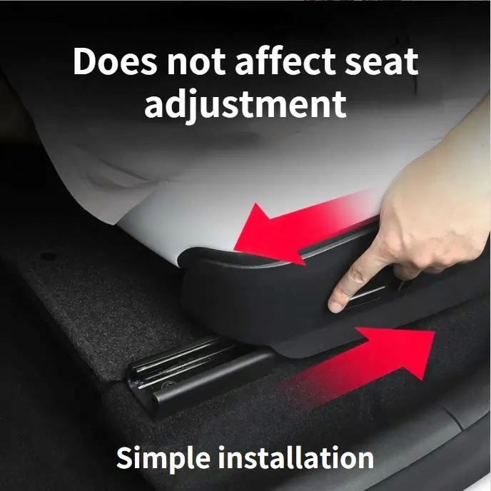 Creease 2023 New Design Felt Large Capacity Under Seat Storage Box for Tesla Model 3/Y