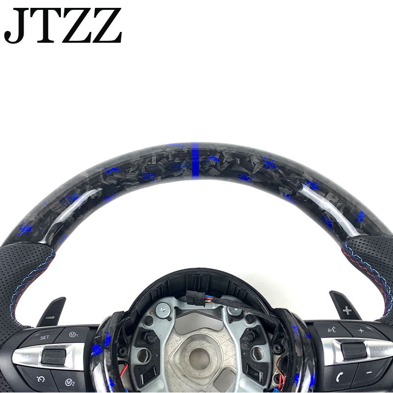 Customized Car steering wheel FOR BMW F01F02F03F04F06 F10 F11 F12 F13 F15 F16 5 6 7 series Forged carbon fiber steering wheel