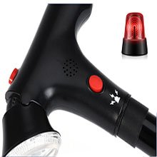 Adjustable Cane Flexible Walking Cane with LED Light Lightweight Aluminum Sturdy Portable Walking Stick