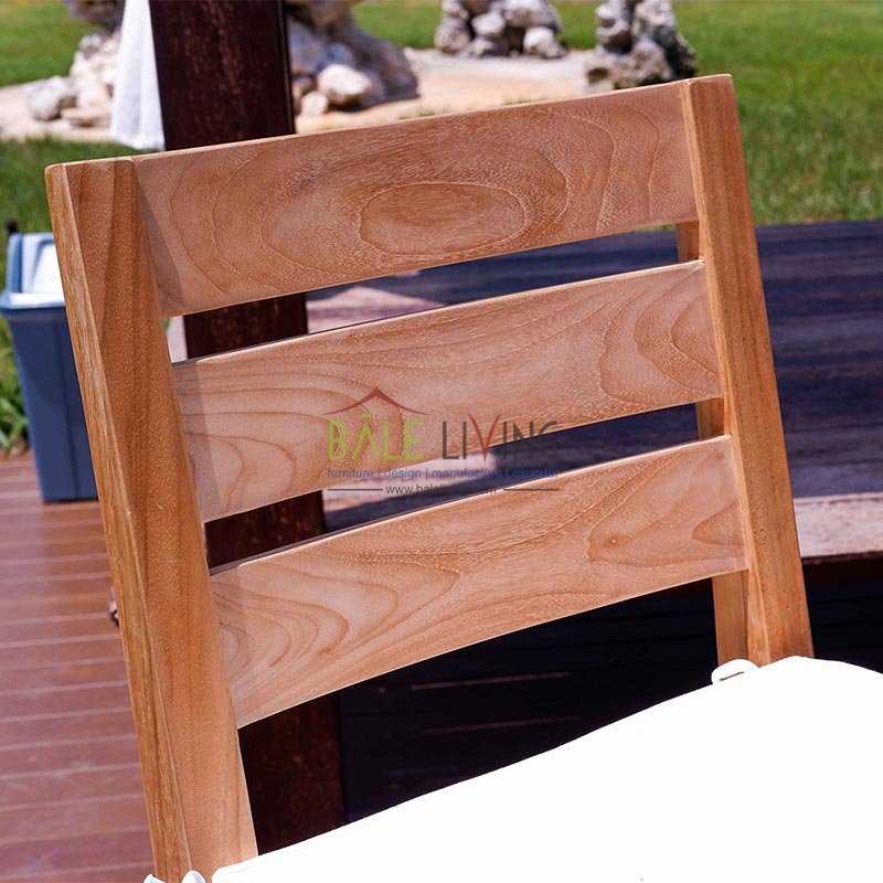 Cattalina Bar Chair Wooden Coffee Cafe Shop White Cushion Armrest High Counter Kitchen Restaurant Wood Dining Bar Chair