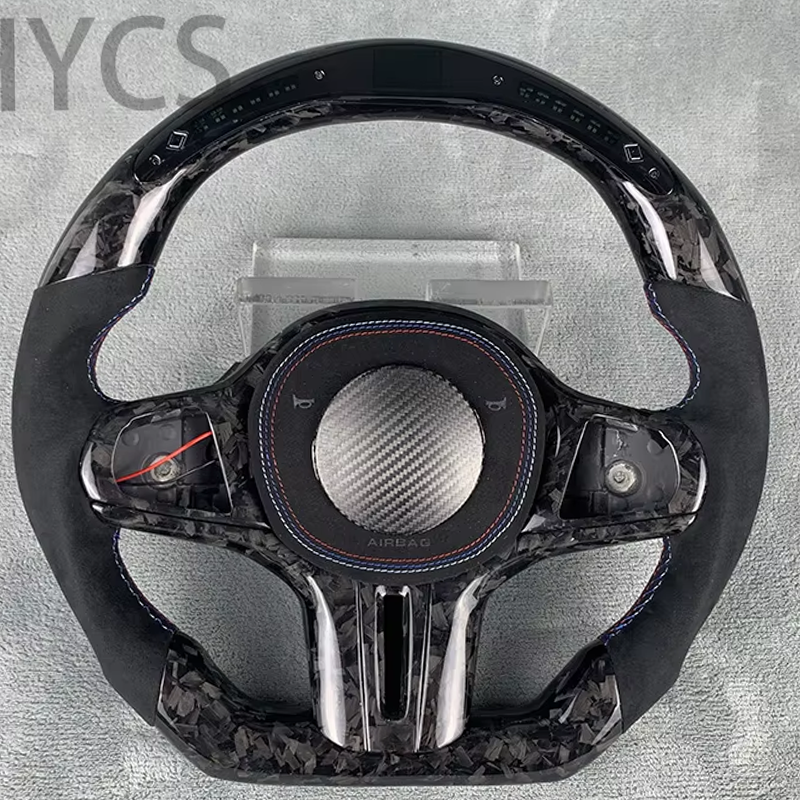 Carbon Fiber Car Steering Wheel For BMW F90 F92 F93 G20 G28 G22 G29 F87 G80 F82 F83 G30 G31 G32 G38 G11 G12 G01 G02 G05 G06