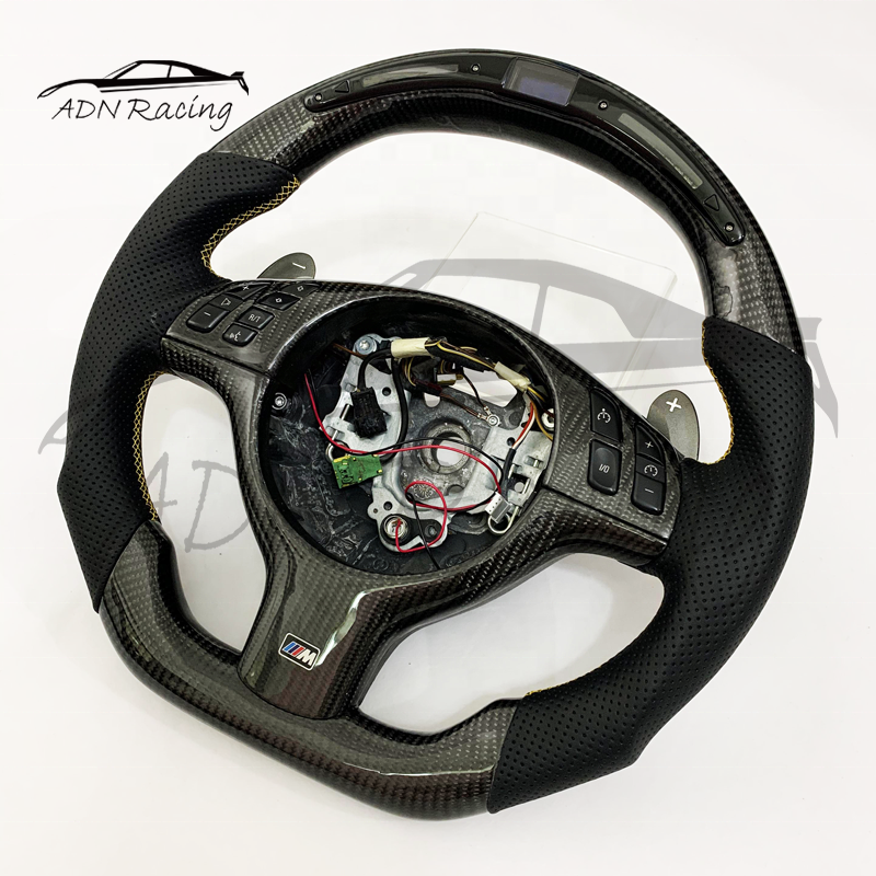 OEM Sport Carbon Fiber Steering Wheel For BMW E46 M3 E39 M5