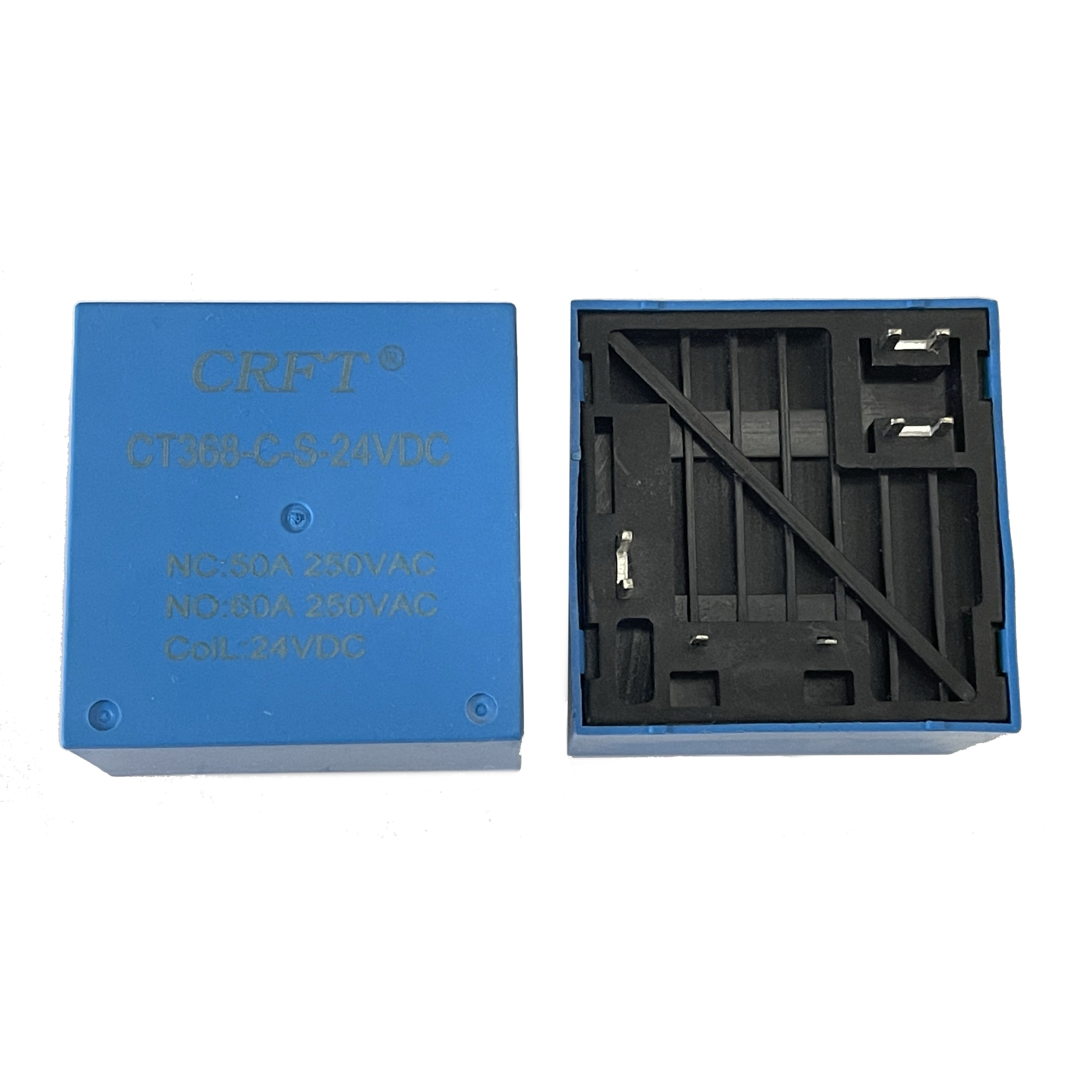 CRFT Big T90 High Quality Power Relay Jqx-15f Square Shape CT368 12v 24v 60a 250Vac TMAX