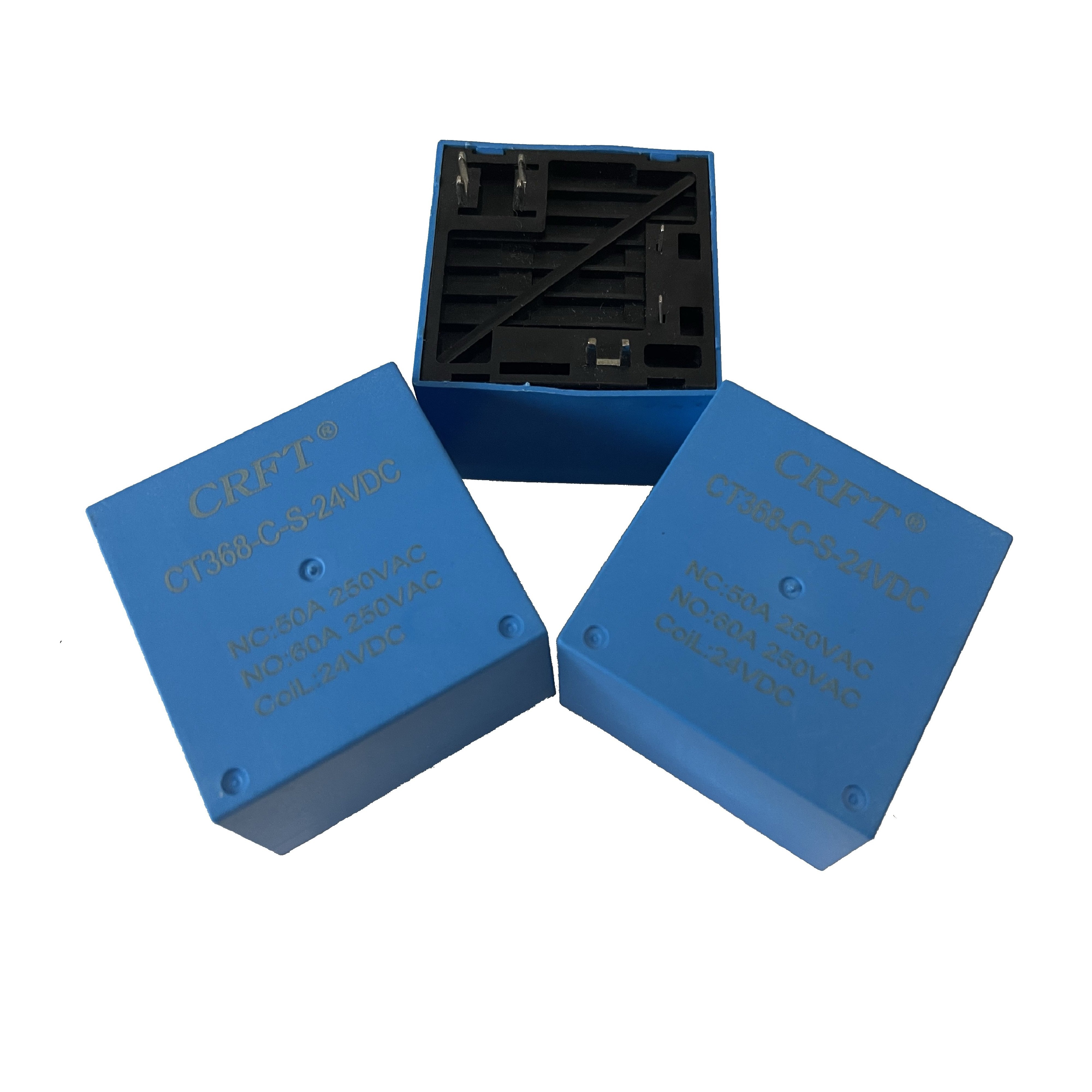 CRFT Big T90 High Quality Power Relay Jqx-15f Square Shape CT368 12v 24v 60a 250Vac TMAX