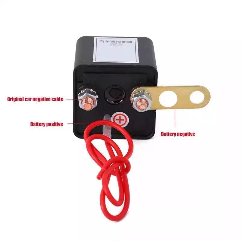Universal Auto Car Wireless Remote Control Power Off Relay 12V 24V Battery Disconnect Cut Off Isolator Master Switch 200A