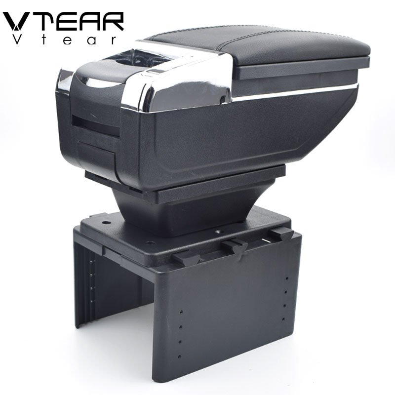 Vtear for Fiat Punto Palio Brava Bravo 500 Linea Marea Armrest Central Store Content Storage Box Interior Arm Rest Accessories