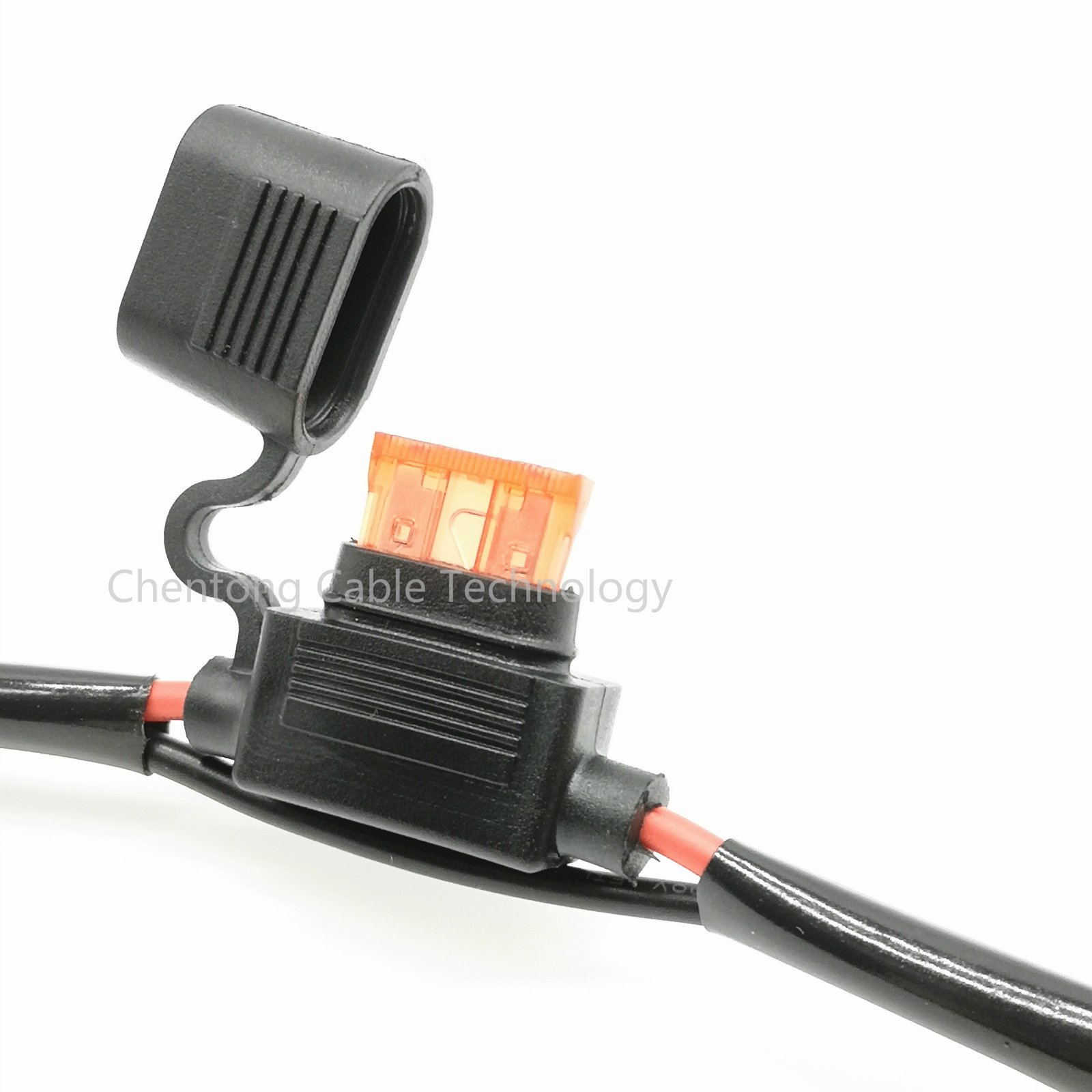 Double Safety Protective 2 Relays & Fuse Auto 4 Leads LED Work Light Fine Copper Cable Wiring Harness
