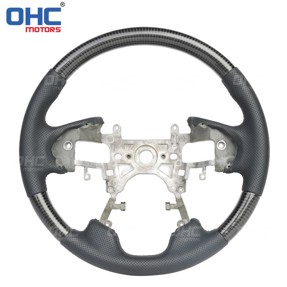 Customizable Real Carbon Fiber Steering Wheel fit for Honda Accord LED Steering Wheel ohc motors
