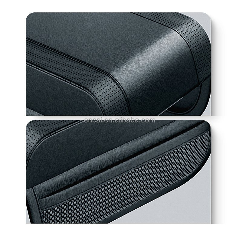 Car Center Console Cover Soft and Comfortable Car Armrest Box Pad With 2 Storage Bags Four Seasons Universal Car Interior