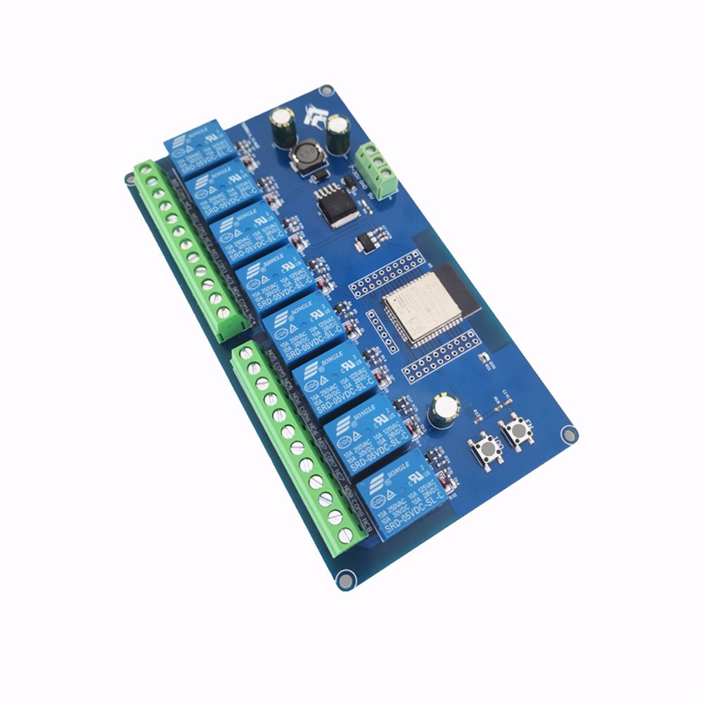 Cent Smart Home Second Development DC5-30V Wifi 8 Channel Relay Board ESP32 8CH Relay Switch ESP32-WROOM ESP32 Relay Module