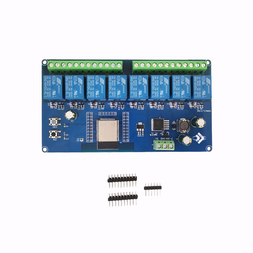 Cent Smart Home Second Development DC5-30V Wifi 8 Channel Relay Board ESP32 8CH Relay Switch ESP32-WROOM ESP32 Relay Module