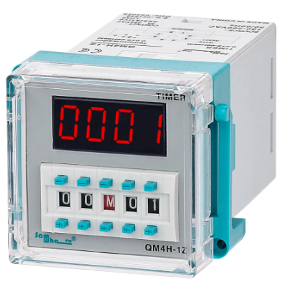 SAMWHA-DSP Relay Double Timer DH48S QM4H Mechanical Cycle Timer Digital Time Relay