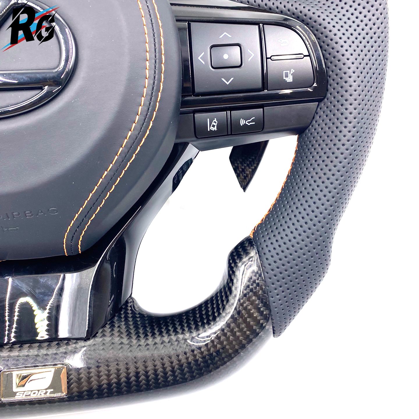 GS Best Selling Auto Parts Carbon Fibre Body Fits Car Steering Wheel For Toyota Leuxs GS350