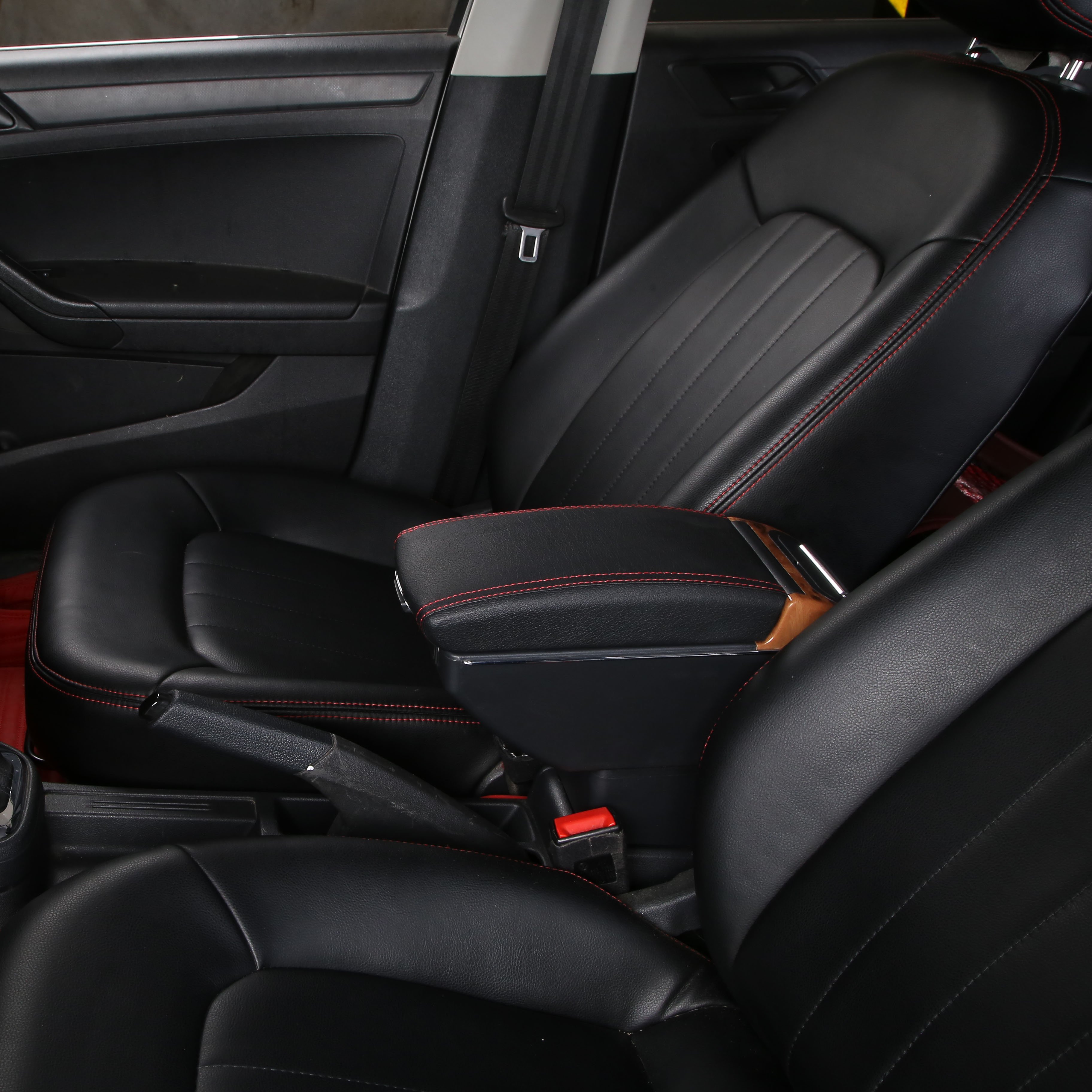 For Volkswagen Golf 4 Armrest Box Original Dedicated Central Armrest Box Modification Accessories Dual Layer USB Charging