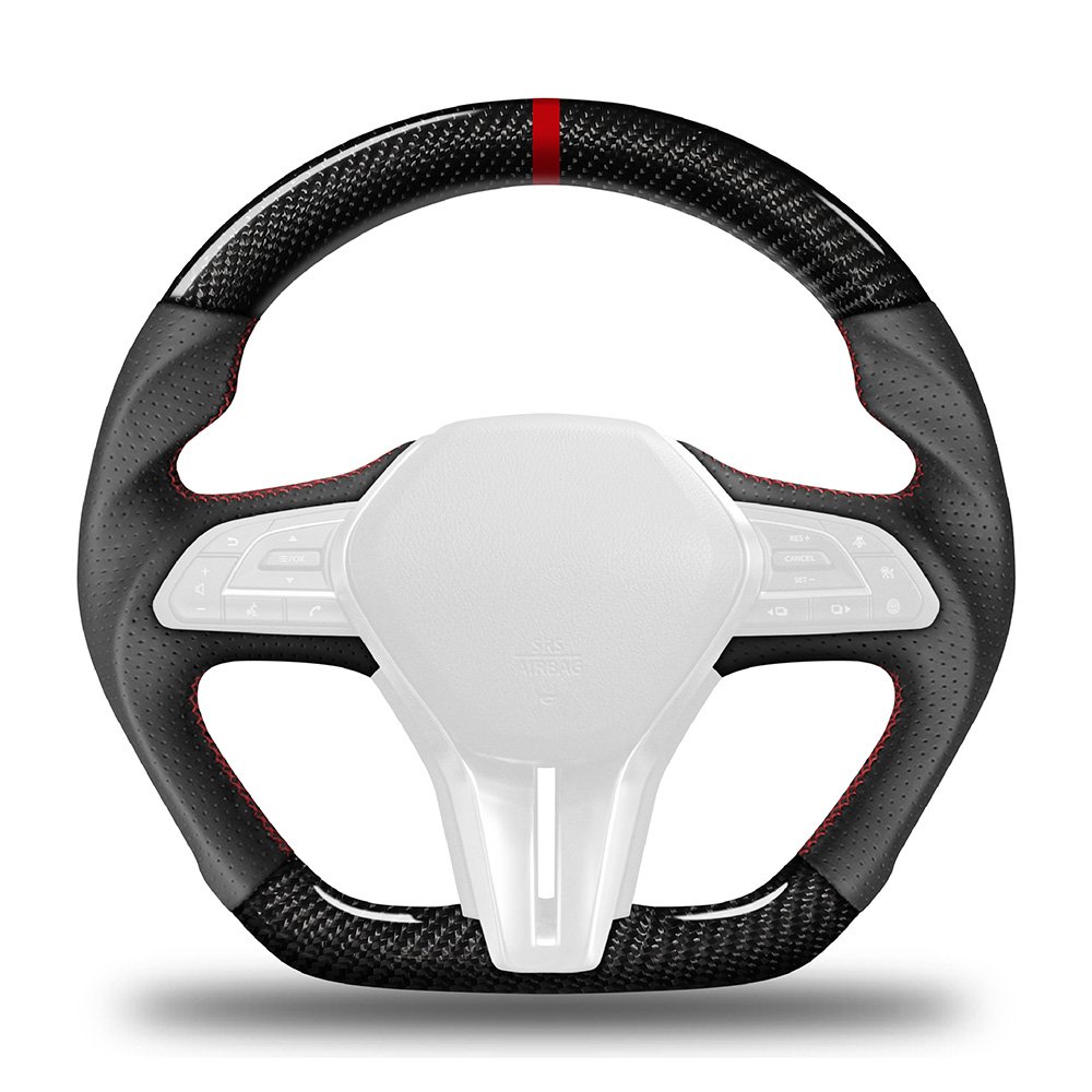 Durable Car Steering Wheel Accessories Custom Carbon Fiber Steering Wheel With Premium FinISh
