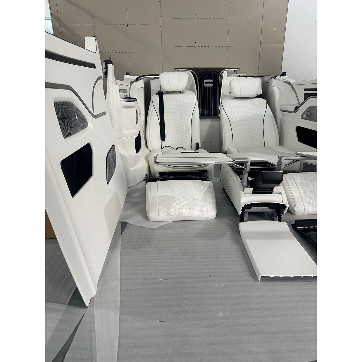Mercedes Surrounding Kit Vito Interior Vclass Seat With Central Control Armrest Box Side Wall Hidden Seat for Vito/Vclass/w447