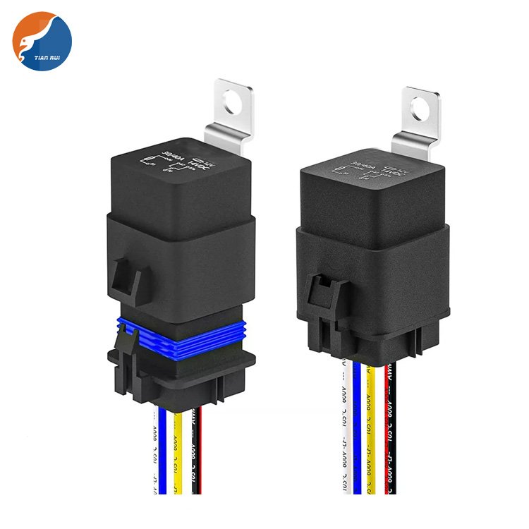 Relay Inmovilizador Automotive De 24Vdc Automotive Car 4 Pin 5Pin 5 Pin 24V Relay 12V Waterproof Auto Relays With Socket